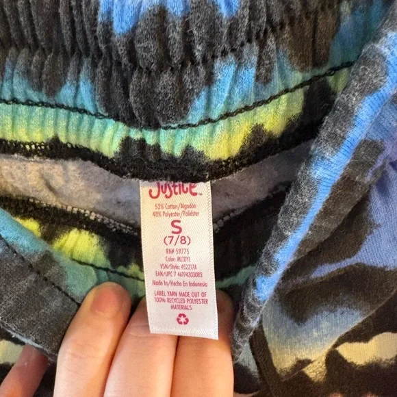 Justice Kids Tie-Dye Joggers - Multicolor - Picture 3 of 3